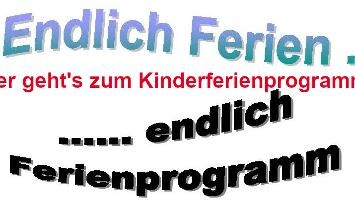 Ferienprogramm 2026 Ferienprogramm 2026